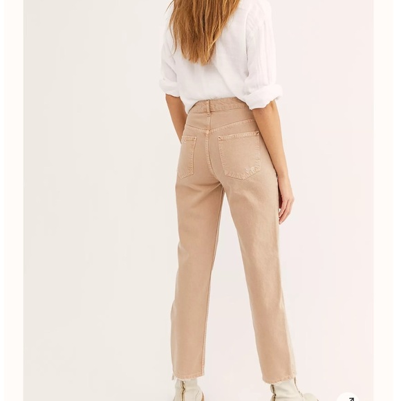 Free People Dakota Straight Leg Mom Jean - Picture 3 of 11